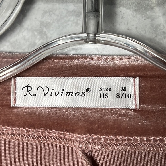 R. Vivimos  velvet open front ruffle cardigan - Picture 5 of 10